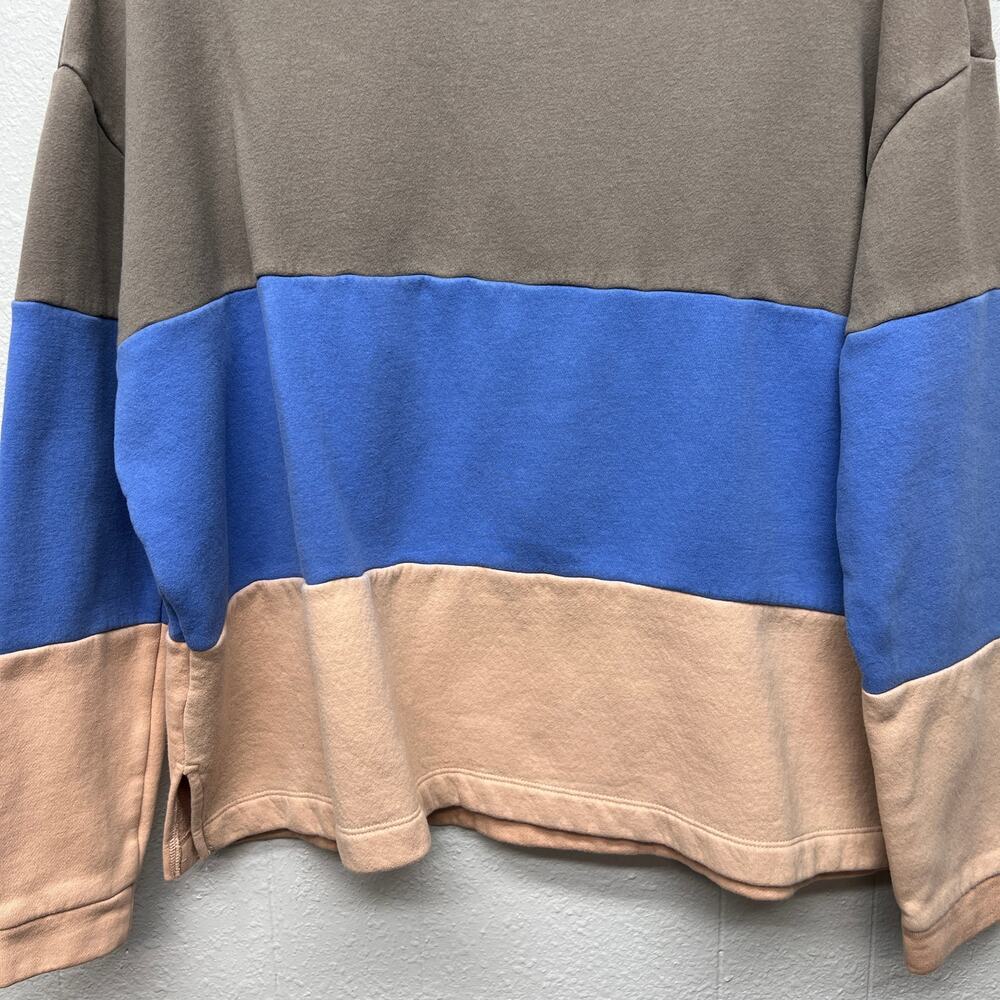 UOF Turtleneck Athleisure Oversized Womens Sweatshirt Small Activewear Soft Cozy - Picture 4 of 12
